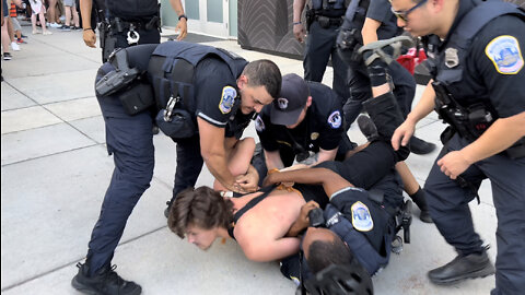 Climate Activist Arrested at Protest Blockade of Congressional Baseball Game