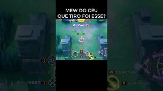 MEW QUE TIRO FOI ESSE???😱🤣 POKÉMON UNITE #shorts