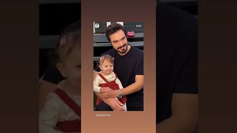 Halil İbrahim ceyhan with cute baby||#youtubeshorts #shortsfeed #shortsvideo #foryou #emanet #legacy