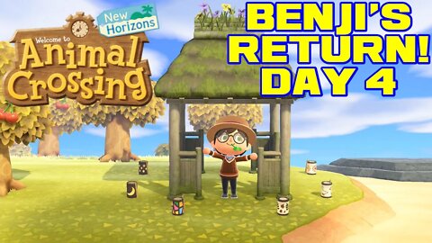 Animal Crossing: New Horizons - Benji's Return! - Day 4 😎Benjamillion