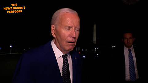 Q: What do you want your legacy for Gen Z to be? Biden: "That I cured the economy. And the environment. And a few other small things." Q: When are you going to go on the campaign for Kamala? Biden: "Well, I did today."