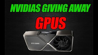 Nvidia Is Giving Away GPUS!!!! | Find Out How To Win HERE