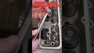 How to Remove Valve Springs on Your Small Block Chevy! #shorts