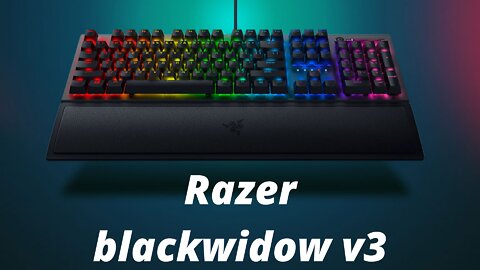 Razer BlackWidow V3 Pro Mechanical Gaming Keyboard Unboxing