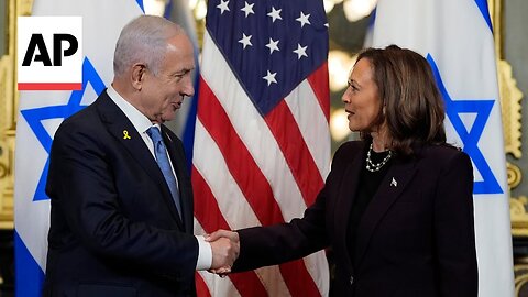 Kamala Harris and Netanyahu meet in VP ceremonial office