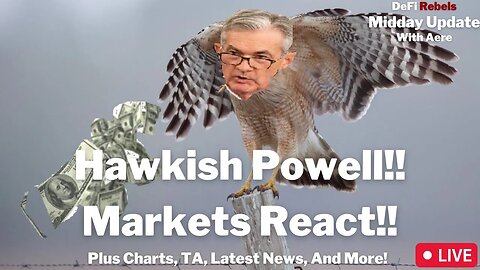Powell Testimony Hawkish | Markets DUMP |Crypto Bitcoin Price Update | Bitcoin Crypto TA Charts News