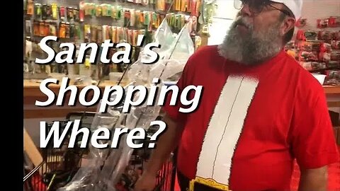 Santa caught in Jimmy's Boat and Tackle Building!