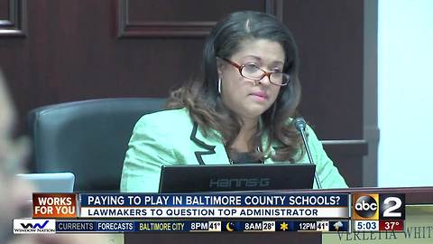 Paying to play in Baltimore County Schools?