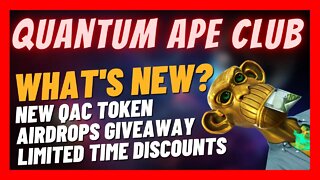 Quantum Ape Club NEW Token 📈 This How To Effectively Use It 🙉 Claim Your Airdrop Giveaway