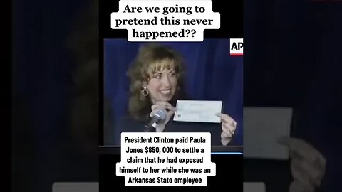 Bill Clinton Paid Paula Jones $850,000 #Billclinton #paulajones #epstein #clinton #hushpayment