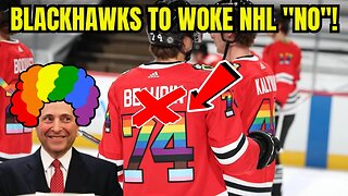 Chicago Blackhawks TAKE STAND Against WOKE NHL By BOYCOTTING PRIDE JERSEYS! Cites Player SAFETY!