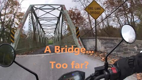 Riding Honda Grom Motorcycle down River Road to Safe Harbor, and back to Millersville Pennsylvania