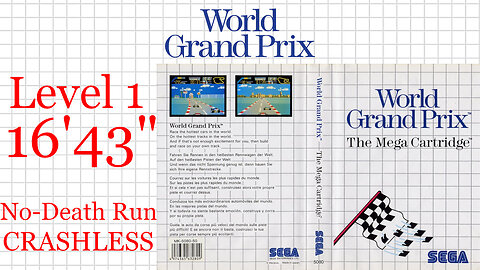 World Grand Prix [SMS] Level 1 NDR CRASHLESS [16'47"] 4th place | SEGA Master System Marceau