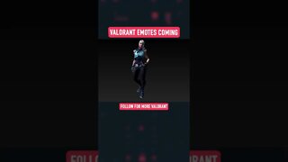 Emotes are coming! You have been warned! Credit to floxayyy (Twitter) #valorant #emote #leak #shorts