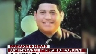 Jury finds man guilty in death of FAU student