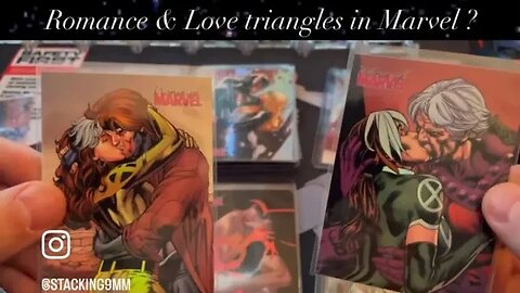 Romance & Love Triangles in the Marvel Universe? Yep! 🌹😍 Sharing some amazing Marvel card sets.