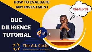 How to Evaluate ANY INVESTMENT in 3 SIMPLE STEPS - Due Diligence Tutorial