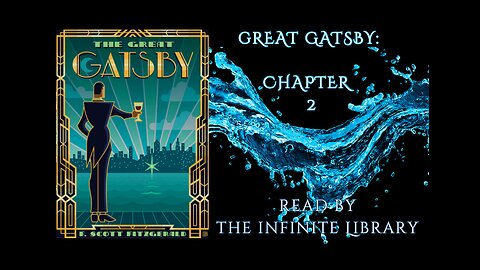 Chapter 2 of The Great Gatsby (1925) By F. Scott Fitzgerald | Ft. Pouring Rain