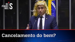 Esquerdistas querem cassar mandato de Nikolas Ferreira após discurso