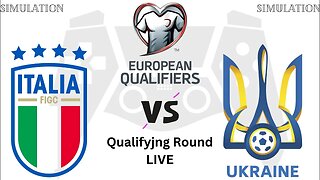 Italy vs Ukraine | UEFA European Championship Qualifying | Live Match - Simulation
