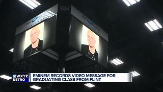 Eminem records video message for Flint graduates