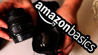 Amazon Basics Neoprene protective lens cases review