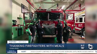 Restaurants thanking Chula Vista firefighters with meals
