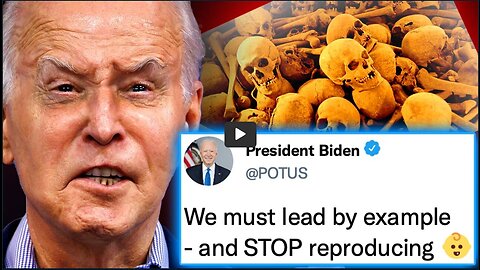 Biden Announces 'Depopulation' Is Official US Government Policy