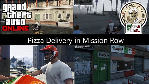 GTA Online Pizza Delivery in Mission Row