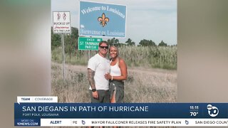 San Diegans in the path of Hurricane Laura