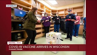UW-Health receives first shipment of Pfizer COVID-19 vaccine