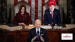 Mike Johnson wearing MAGA Hat at State of the Union Address