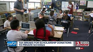 Tax breaks for scholarship donations to private schools