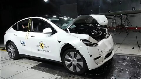Tesla Model Y Crash Test ⭐️⭐️⭐️⭐️⭐️Euro NCAP 2022 Results 5 stars
