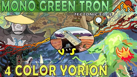 Mono Green Tron VS 4 Color Yorion｜Top Deck Tower!｜Magic THe Gathering Online Modern League Match