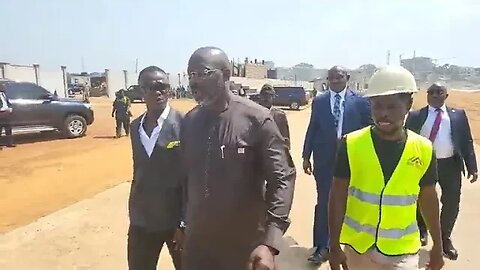 President George M Weah visit the Project in PHP
