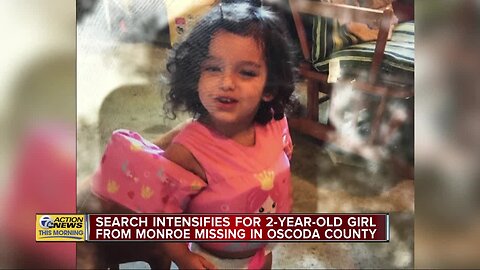 Search intensifies for 2-year-old girl missing in Oscoda County