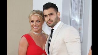 Sam Asghari jokes he and Britney Spears have been celebrating her birthday 'for a month'