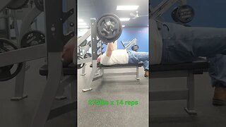 275lbs x 14 reps, Crazy 🤪 old man