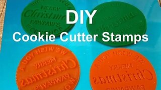 DIY Cookie Cutter Stamps Made EASY!