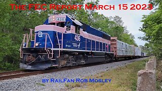 Florida East Coast Railway Report (Extended) Mar. 8 to 13 2023 by RailFan Rob Mosley #railfanrob