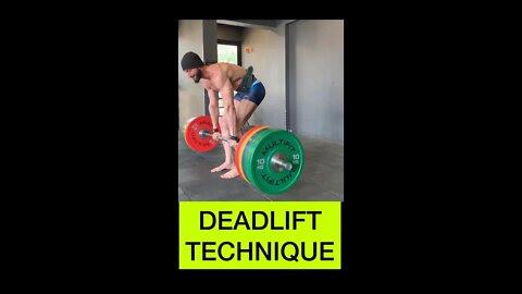 180KG DEADLIFT | ENGAGE LATS BEFORE PULLING #shorts