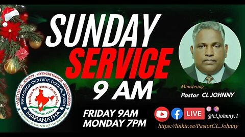 Episode 446 Bible Sermon by Pastor CL Johny, on 27 August 2023