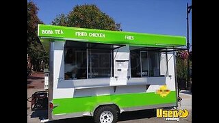 2019 - 7' x 14' Kitchen Food Concession Trailer with Pro-Fire Suppression System for Sale in Kansas