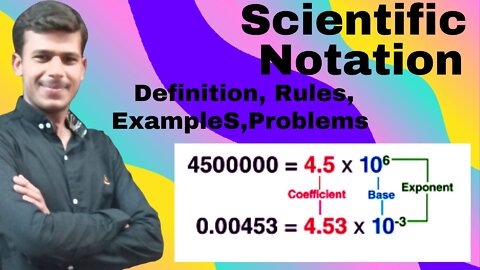 Scientific notation - Definition, Rules, Examples & Problems || rumble || Muhammad Rashid