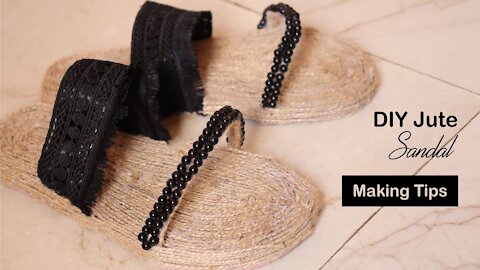 Handmade Sandals For Women/DIY Making Tutorial