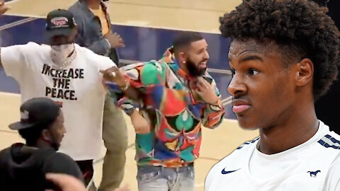 LeBron James DRAGGED For Showing Up To Bronny's Game With Drake And Stealing All The Attention