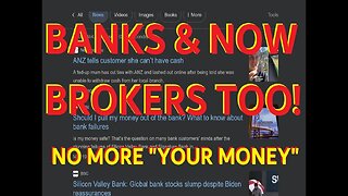 BROKERS DICTATING TRADES + BANKS CONTROLLING WITHDRAWLS - CRITICALLY IMPORTANT MSG- PROTECT YOURSELF