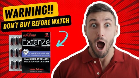 Extenze Review ⚠️[ DOES REALLY WORK ?]⚠️ Must Watch Before You Buy Extenze