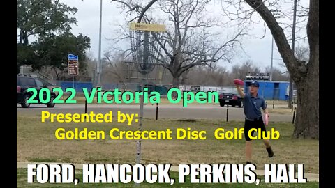 2022 Victoria Open Lead Card Final Round Last 11 (Ford, Hancock, Perkins, Hall)